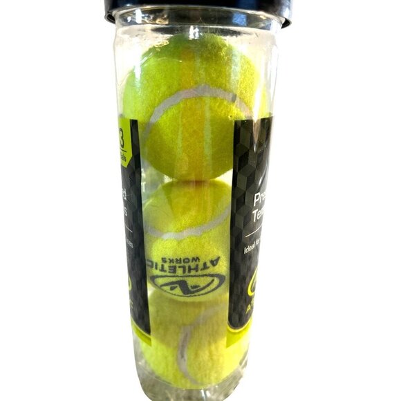Athletic Works Pressurized Tennis Ball 3 Balls NWT - Picture 3 of 3
